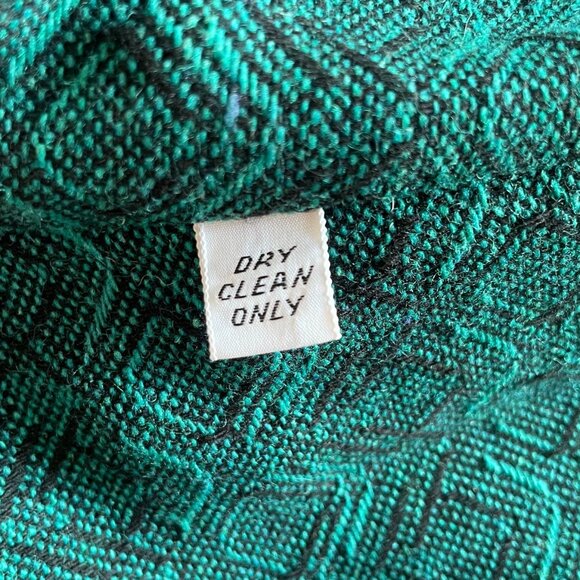 Vintage 1980s London Fog by Wamsutta Teal Trench Coat – Made in USA – Size 10P - Picture 8 of 16